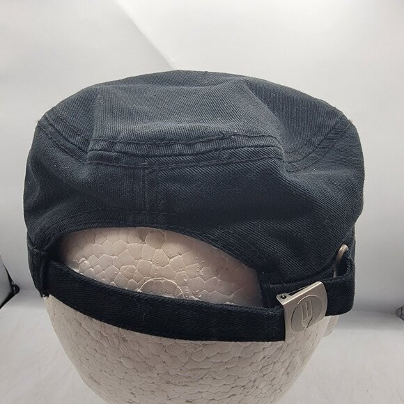 Chef Works Black Hat Cap Adjustable Work Wear Cooking Casual Outdoors Comfort - Picture 3 of 10